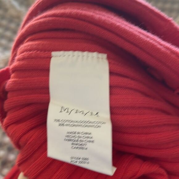 Cabi 5285 Trumpet Bell Sleeve Red Cardigan Sweater Medium - Picture 3 of 3